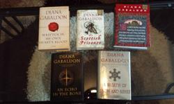 I have for sale 5 hardcover Diana Gabaldon books for sale. I am moving and can't take them with me