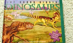 I have a dinosaur jigsaw puzzle book for sale.its has 5 pages and every page consists of 24 piece jigsaw puzzle and a brief history about dinosaurs.one of the piece from this book is missing.other wise all the puzzles r in great shape and complete.comes