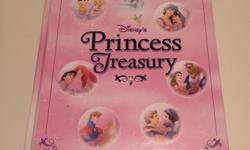 This is an amazing hardcover book in great condition. It contains all the original Disney princess stories.
It's a beautiful book - my daughter has just outgrown it!