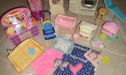 Everything in all the pictures is for this price. Everything is in great shape. This is good for a doll house.