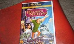 The HunchBack of Notre Dame
Brand new DVD - 10
Original Disney DVD
Never been used
Inside its own box