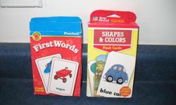 2 packs of educational flash cards
Great condition