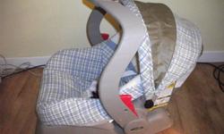 Evenflo Embrace
Infant carrier carseat
Manufactured 2007 10 25
smoke free pet free home never in an accident.
35.00
* Rear Facing for infants 5 to 22 lbs.
* Upfront harness adjust makes tightening the harness quick and effortless
* Adjustable base and