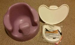 Light purple Bumbo chair with tray and safety belt (unopened)
Still in excellent condition.