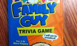 Family Guy Trivia Game for only $2! For 2 or more players ages 10 and up.
 
Includes:
-Question Cards
-Pencil
-Instructions
-Gameboard
-Tin to hold it all