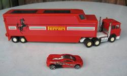 Matchbox Superking, 1980 IVECO Transport and a 2001 Hotwheels Backdraft car. 705 945 5363