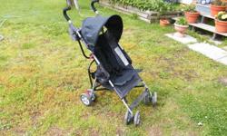 Black first years stroller. EUC..Hardly used.
Folds up nice and small for easy storage. $35.00 obo
