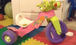 Fisher-Price-Barbie-Girls-Tough-Trike Tricycle-Ride-On