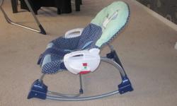 Fisher Price 3 stage rocker swing in excellent condition- infant seat, swing and rocking chair all in one! The swing has 2 speeds and 5 songs. The seat can then be removed to become an infant seat (for those under 9 months) and then converted into a