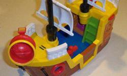 Selling our "Little People" Pirate Ship. This item is in great condition and comes from a smoke-free home.
