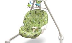 More ways to soothe and entertain baby! With a turn of the seat, you can soothe baby with two different ways to swing: side-to-side cradle-like motion or head-to-toe swinging motion! Six swing speeds and nature sounds offer baby even more variety, while