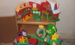 Fisher Price Farm including the park and zoo pieces and many, many accessories (people, gates, animals, etc
