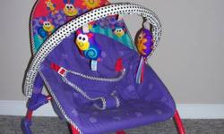 Fisher Price Infant to Toddler Rocking Chair
Non- Smoke Home, Clean!
In good condition
We have 2 of the original toys attached to bar... nay have been 3?!
Machine Washable
If interested, please contact us:
Thanks!
519-442-1568- Paris.