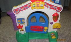 Welcome home! This is a Fisher-Price house that?s full of fun ? and full of great ways for baby to laugh and learn. From A-B-C?s and 1-2-3?s to fascinating everyday experiences, the Laugh & Learn Learning Home will inspire baby with sing-along songs and