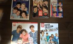 For the One Direction lovers. All for $10. Some in perfect shape, some well used.
1. 1D One Direction The Official Annual 2013.
2. 1D Dare To Dream Life as One Direction.
3. Official 2013 calendar. (Written in)
4. One Direction Straight to the Top.
5. 1D