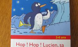 Lucien le pingouin musicien (3-6 ans).
Ou es-tu petit dragon? for toddlers. With textures and flipping cards.