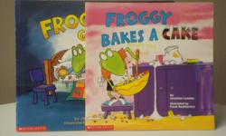Titles
* Froggy Goes to Bed
* Froggy Bakes a Cake
Like new.