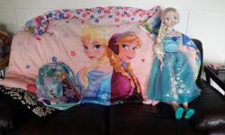 Double Comforter, Large Elsa Doll, Disney Store Backpack. All in Excellent condition.
Chemainus