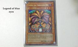 Price was $300 for the set now REDUCED to $280
2 Exodia pieces are from the Legend of Blue Eyes pack (Exodia the Forbidden One and the Left Leg of the Forbidden One) **They are both Hollows**
3 Exodia pieces are from the Dark Legends Legend of Blue Eyes