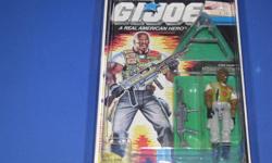 I am selling a vintage RoadBlock (V2) from the G.I.Joes.  This figure is still mint on card, with no dents or issues with the bubble...completely intact.  The card has one or two little creases on the top right corner and bottom left but bairly visable.