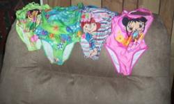 Lots of little girl's and boy's bathing suits $3 each or less.....check out my garage sale ad.