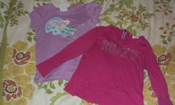 Dark Pink Long Sleeve Roxy Shirt - size 2t
Purple Roxy T-Shirt - size 2t
 
Asking 10.00