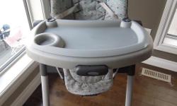 Easy clean cover, and insert tray, great for removing it before they make more of a mess. Love the recline option as my kids have fallen asleep in their highchair more than once. Easily slide it around on wheels when you need to move it, when cleaning up