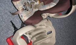 Forsale is a graco carseat and matching stroller. carseat and stroller are 2 and half years old. The carseat has never been in an accident. This is made for an infant up to 22 lbs. The carseat snaps into the sroller for eaasy use. The carseat comes with
