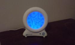 Gro-Clock uses fun images of the sun and the stars to help communicate with children when to go back to sleep and when to get up. Purchased new at Toys R Us for $60. Works awesome! No box included.