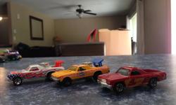 3 El Caminos 2 are hot wheels the red one is matchbox!