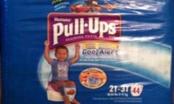 I have a pack of Cars Huggies Pull Ups with Cool Alert, size 2T-3T. Package of 44. Opened with maybe 2 gone. Bought them but they were too small. Asking $10
This ad was posted with the Kijiji Classifieds app.