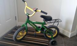 Excellent used condition. Has a spot of rust on back wheel. A couple paint chips.
