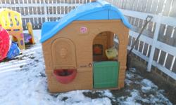 i have a kids out door play house that needs togo...in new shape...please no emails call 1306 762 4422