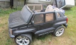 Excellent Condition Kids Power Wheels Escalade! Works great and comes with a brand new battery! We are trying to clean out and de-clutter so we are letting it go cheep at $75! We much rather it go to a family that will actually use it rather than have it