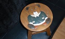 Kids Wood Bear Stool
10" tall, Mint Condition
Pick up in South Windsor