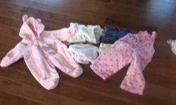 Large bag of misc baby clothes.  $60 for the everything.  Clean and good condition.