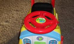 Leap frog school bus phonics ride-on / walker
Fun and interactive learning
No Pets
No Smoking