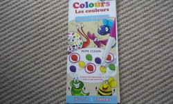 Learn Colours
Wipe-Clean Books are a fun way for kids to practice essential learning skills in both English and French!
Do, Learn, Wipe, Repeat!
Designed for use with water-based markers and crayons, kids can practice again and again until they have a