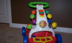 Learn to walk toy
Converts to wagon
Push and pull