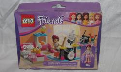 Hello, we are selling a new, sealed Lego Friends set, #3939, Mia's Bedroom. The set is new in a sealed box, but the box has a lot of dents and creases. It looks like it was squished. Not ideal as a display piece, but a cool set to open and build.
Price is