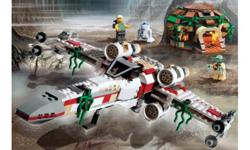 Hi there.
 
I have a nice clean used lego set of
 
STAR WARS
4502 X-WING DAGOBAH
With Yoda's Hut
 
100% complete. Great condition Instructions and Parts! (Luke has small crack in front torso near hips.) (I washed all parts with soap and water.) No box