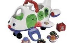 High and low, high and low; up in the sky and away they go! Lights, sounds, talking, and a fun sing-along song helps your child?s imagination take flight while he learns about "high" and "low" with a little help from the Little People! Fisher-Price?s