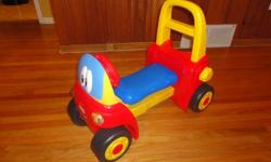Little Tikes My First Coze Coupe Walker ride on toy. Barely ever used, still have original box available too if wanted to give as gift. Great toy to help starting the walking and ability to ride on as well.
Like new, from a smoke free home
 
Please see