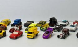 Matchbox, Hotwheels and other brand Diecast (Dinky) toy vehicle collection
 
40+ Extremely gently used (all doors, windscreens, wheels in tact) set of diecast toys that we purchased for our son when he was about 4yrs old. Kids are young adults now, and