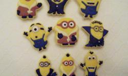 Set of 9 Minions shoe charms for Crocs or as magnets
Great for parties, favors, cupcake toppers & more!
Set of 6 $5, see second photo
