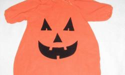 Old Navy Pumpkin costume- perfect for cold halloween $10
 
Purple Columbia snowsuit- 6 month size $45
 
Pink fleece bunting suit- warm and cuddly $15
 
Snugli baby carrier- has lots of pockets $30
 
Fisher price playpen- older model $15
 
Euro stroller-