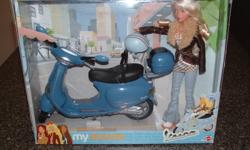 Brand new My Scene Vespa with My Scene Doll Barbie.  Asking $50 OBO.  Please see other ads.  CHRISTMAS IS COMING!!