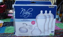 Baby bottles Nuby 3 package never been open still in original packaging BPA free