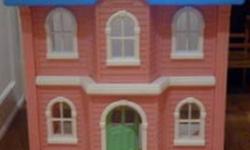 Lots of fun just waiting for the favourite little girl in your life! Large doll house. Perfect for Barbies. Comes with furniture, assorted Barbies, clothes, and a Barbie car! Disney barbies included as well.
Almost 40 dolls complete with clothes, shoes,