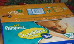 Pampers Swaddlers Size 1
Quantity 180
 
UNOPENED BOX
 
I can meet in Guelph if necessary.